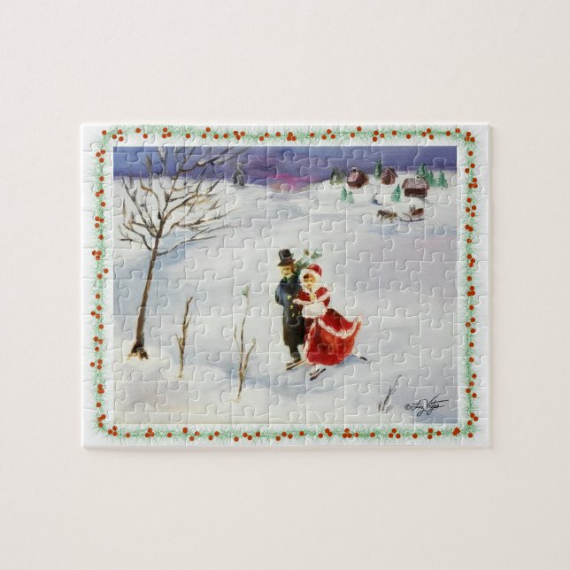 Quebra-cabeça da Wonderland de inverno (Horizontal)