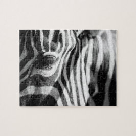 Quebra-cabeça Da zebra fim acima