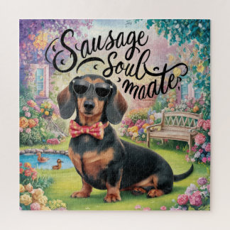 Quebra-cabeça Dachshund Sausage Soulmate