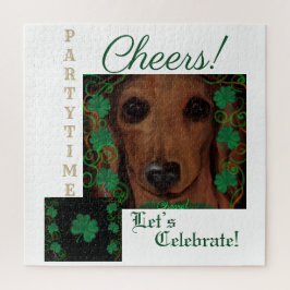 Quebra-cabeça Dachshund Vermelho