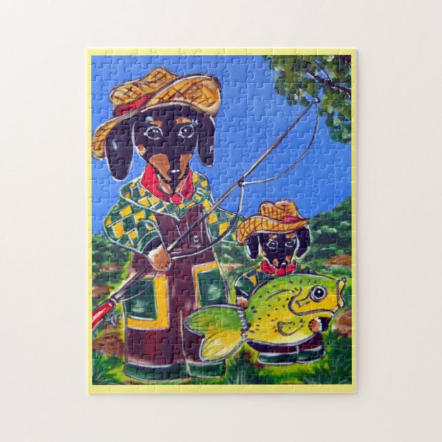 QUEBRA-CABEÇA DACHSHUNDS (Vertical)