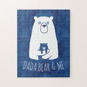 Quebra-cabeça DADA BEAR & ME Filhos Pais Filha Filho Dada Bear