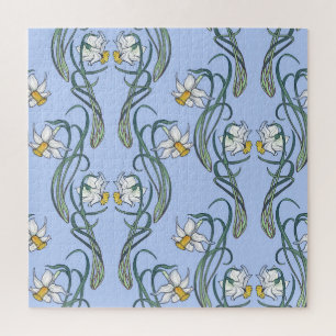 Quebra-cabeça Daffodils Art: Nouveau Primavera