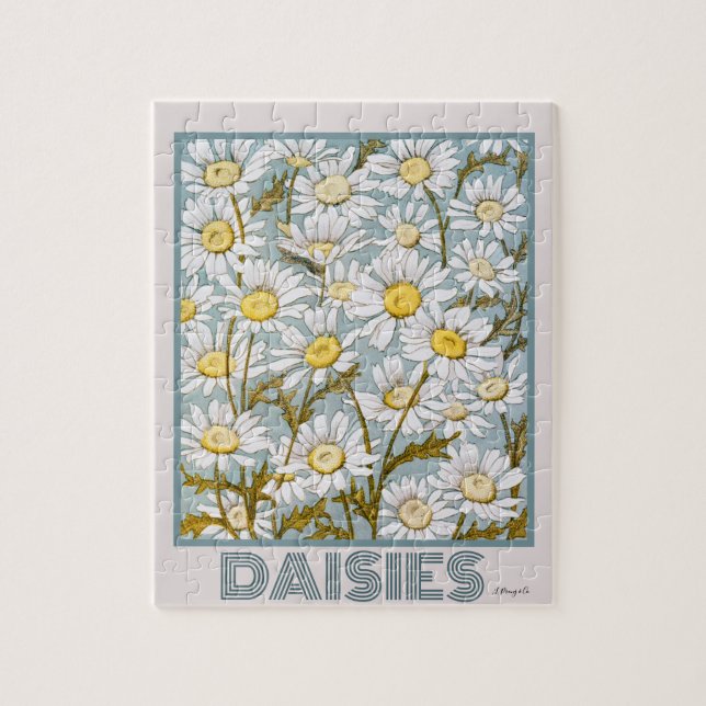 Quebra-cabeça Daisies, por L. Pring & co. (Vertical)