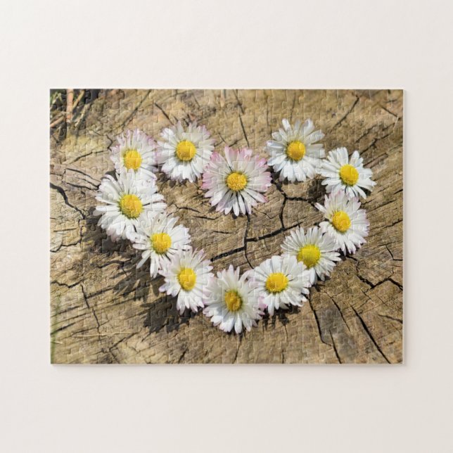 Quebra-cabeça Daisy Heart - Amor (Horizontal)