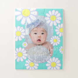 Quebra-cabeça Daisy Simple Aqua Photo Baby