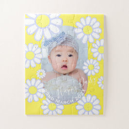 Quebra-cabeça Daisy Simple Yellow Photo Baby
