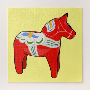 Quebra-cabeça Dalecarlian horse