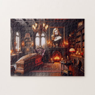Quebra-cabeça Dama Gótica da Biblioteca da Rainha Vampira