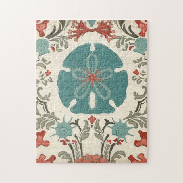 Quebra-cabeça Damasco Costeiro II (Vertical)