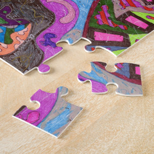 Quebra-cabeça "Dança" Abstrato Art