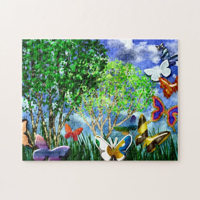 QUEBRA-CABEÇA DANÇA DA BORBOLETA (Horizontal)