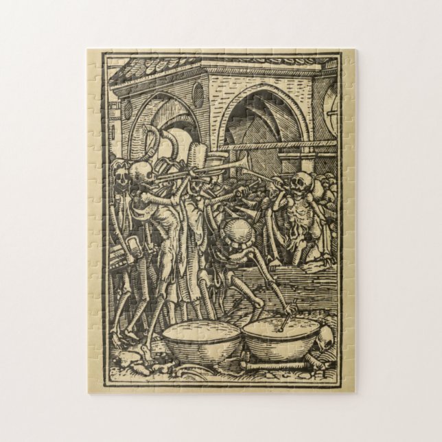 Quebra-cabeça Dança de morte | os ossos de todos os homens (Vertical)