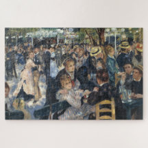 Dança em Le Moulin Galette - Pintura de Renoir