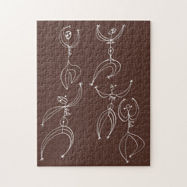 Quebra-cabeça dança interpretativa (Vertical)