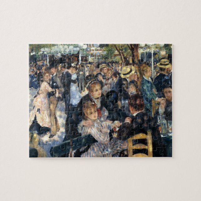 Quebra-cabeça Dança no Le Moulin de la Galette por Renoir (Horizontal)