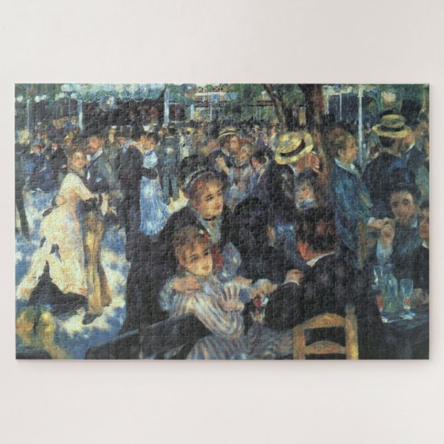 Quebra-cabeça Dança no Le Moulin de la Galette por Renoir (Horizontal)