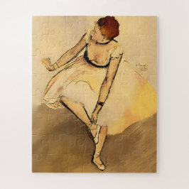 Quebra-cabeça Dançarina Ajustando Seu Slipper, Degas Art
