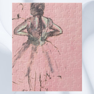 Quebra-cabeça Dançarino da parte traseira pelo balé do vintage