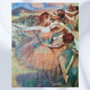 Quebra-cabeça Dançarinos em paisagem por Edgar Degas