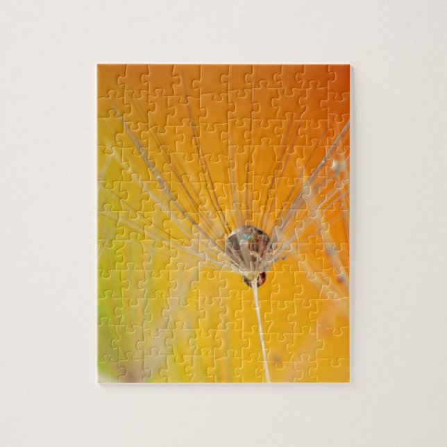 Quebra-cabeça Dandelion Blossoms Flores Destino Paz Amor Arte (Vertical)