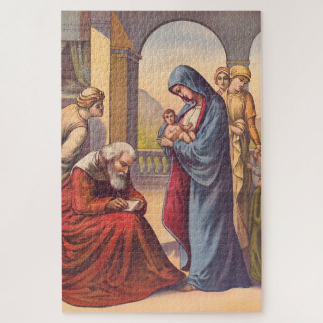 Quebra-cabeça Dar o nome João à criança (Vertical)