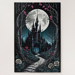 Quebra-cabeça Dark Woods Castle Fantasy