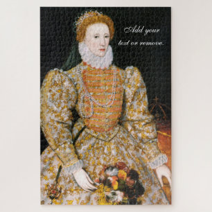 Quebra-cabeça "Darnley Portrait" Rainha Elizabeth 1 Inglaterra 1