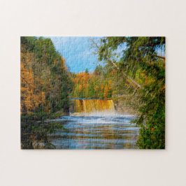 Quebra-cabeça das cataratas de Tahquamenon Michiga