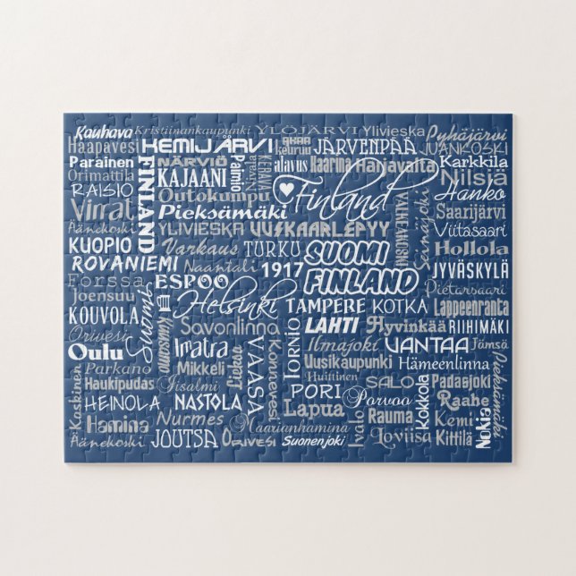 Quebra-cabeça das cidades de Finlandia (Horizontal)