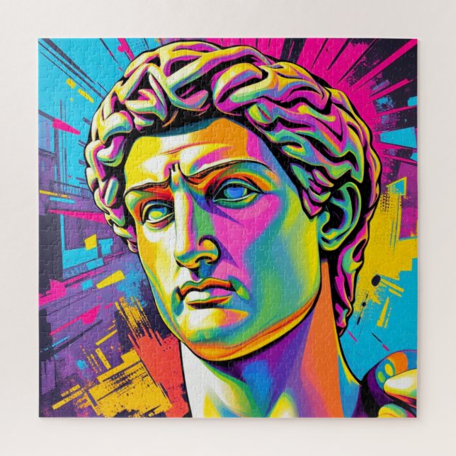 QUEBRA-CABEÇA DAVID POP ART (Vertical)