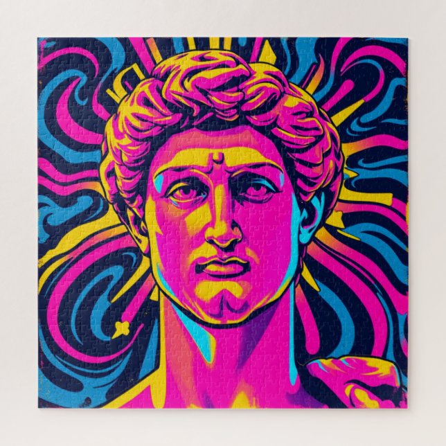 QUEBRA-CABEÇA DAVID POP ART-2 (Vertical)