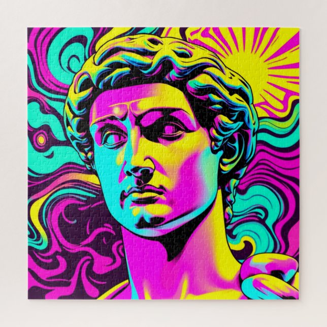 QUEBRA-CABEÇA DAVID POP ART-3 (Vertical)