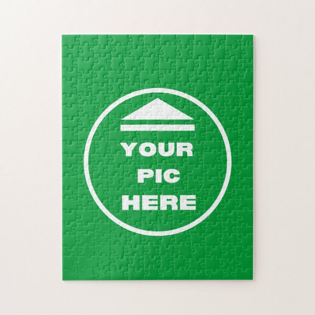 quebra-cabeça de 11" x 14" - Adicionar a sua image (Vertical)