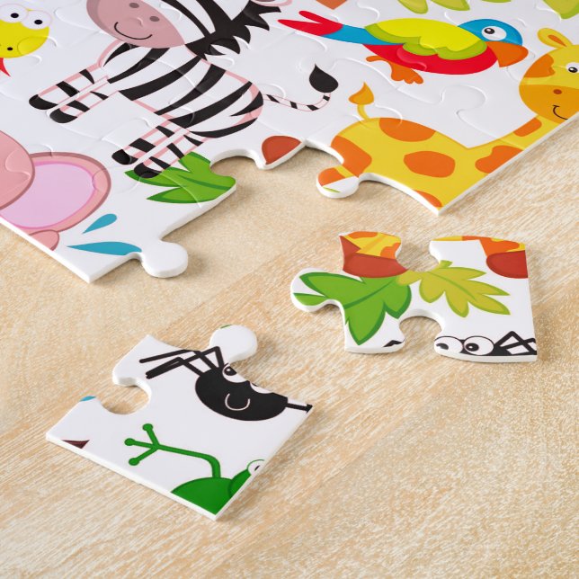 quebra-cabeça de 11" x 14" com caixa de presentes, (Lateral)