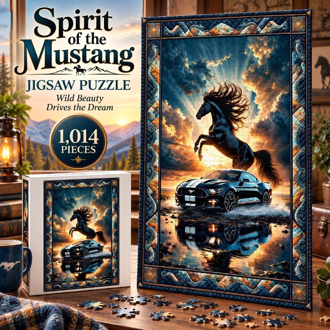 Quebra-cabeça de 1.014 peças Espírito do Mustang (Criador carregado)
