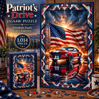Quebra-cabeça de 1.014 peças Patriot’s Drive Muscl