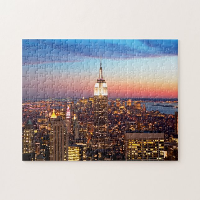Quebra-cabeça de 252 peças do Empire State Buildin (Horizontal)