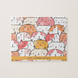 Quebra-cabeça de 8"x10" de Laranja Mínimo Personal