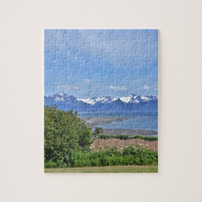 quebra-cabeça de 8" x 10" do Homer Alaska (Vertical)
