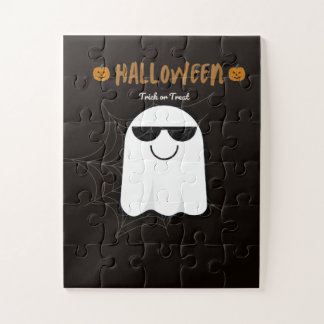 Quebra-cabeça de Abóbora Fantasma de Halloween Ass