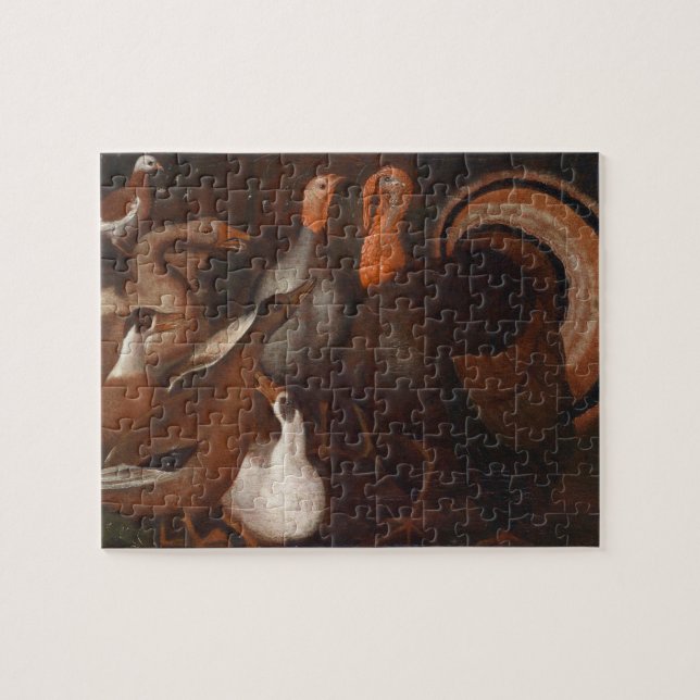 Quebra-cabeça de Ação de Graças Pigeon Pigeon 1 (Horizontal)