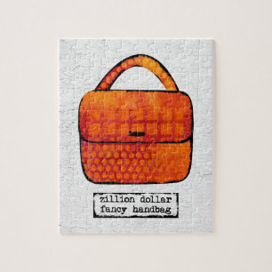 Quebra-cabeça De Almofada De rico - Bolsa Engraçad