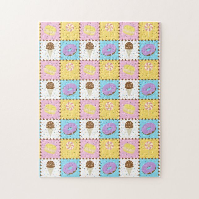 Quebra-cabeça de amarração doce (Vertical)