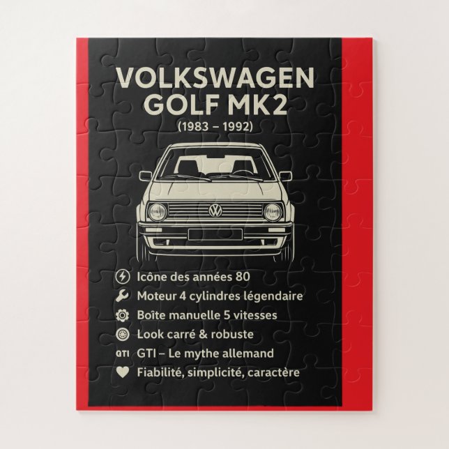 quebra-cabeça de amor de carro (Vertical)