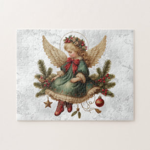 Quebra-cabeça de Anjo de Natal Antigo