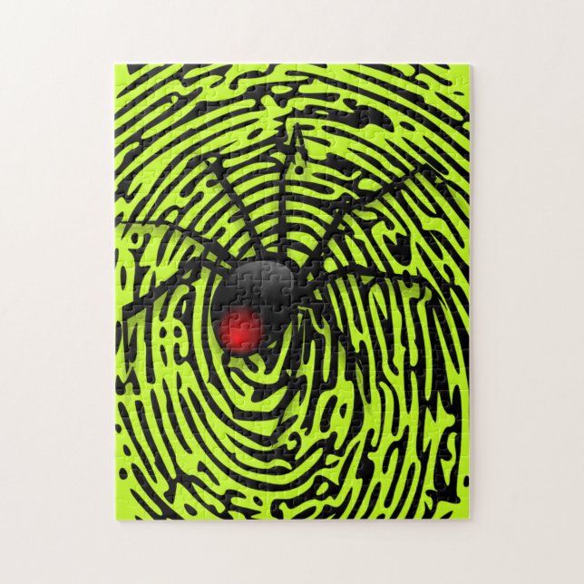 Quebra-cabeça de aranha - Escolher cor (Vertical)