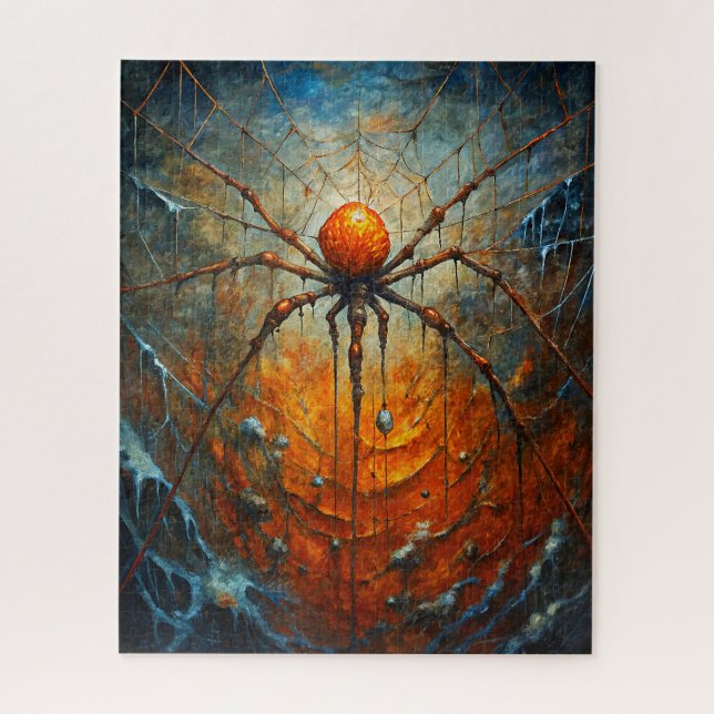 Quebra-cabeça de Aranha Halloween (Vertical)