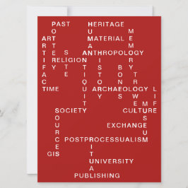 Quebra-cabeça de Arqueologia Vermelha e Antropolog