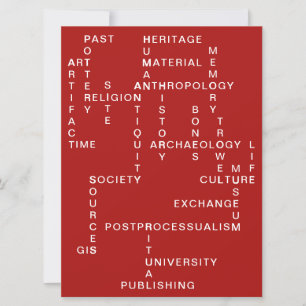 Quebra-cabeça de Arqueologia Vermelha e Antropolog